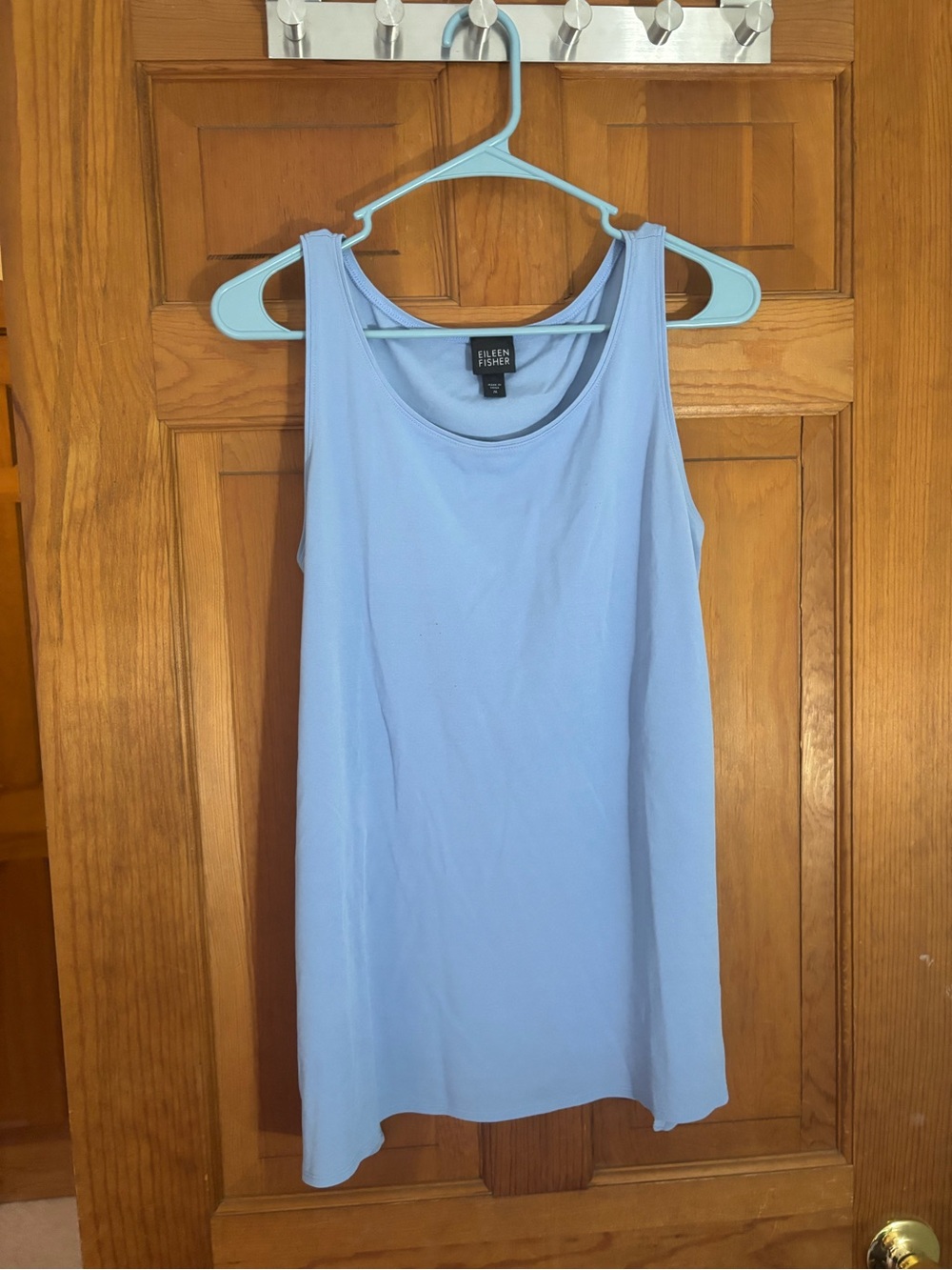 Eileen Fisher Pastel Blue Scoop Neck Tank